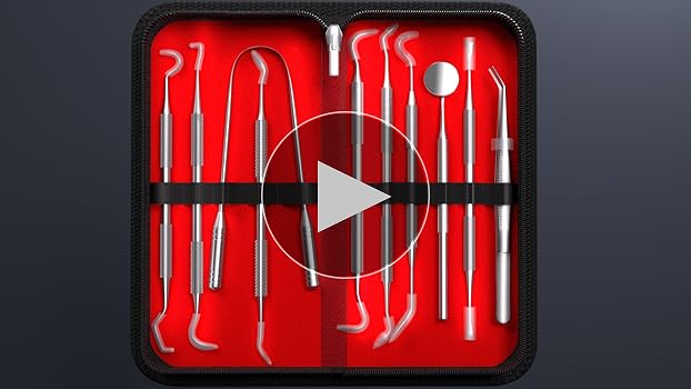 G.CATACC Professional Dental Tools Kit - Plaque Remover Set